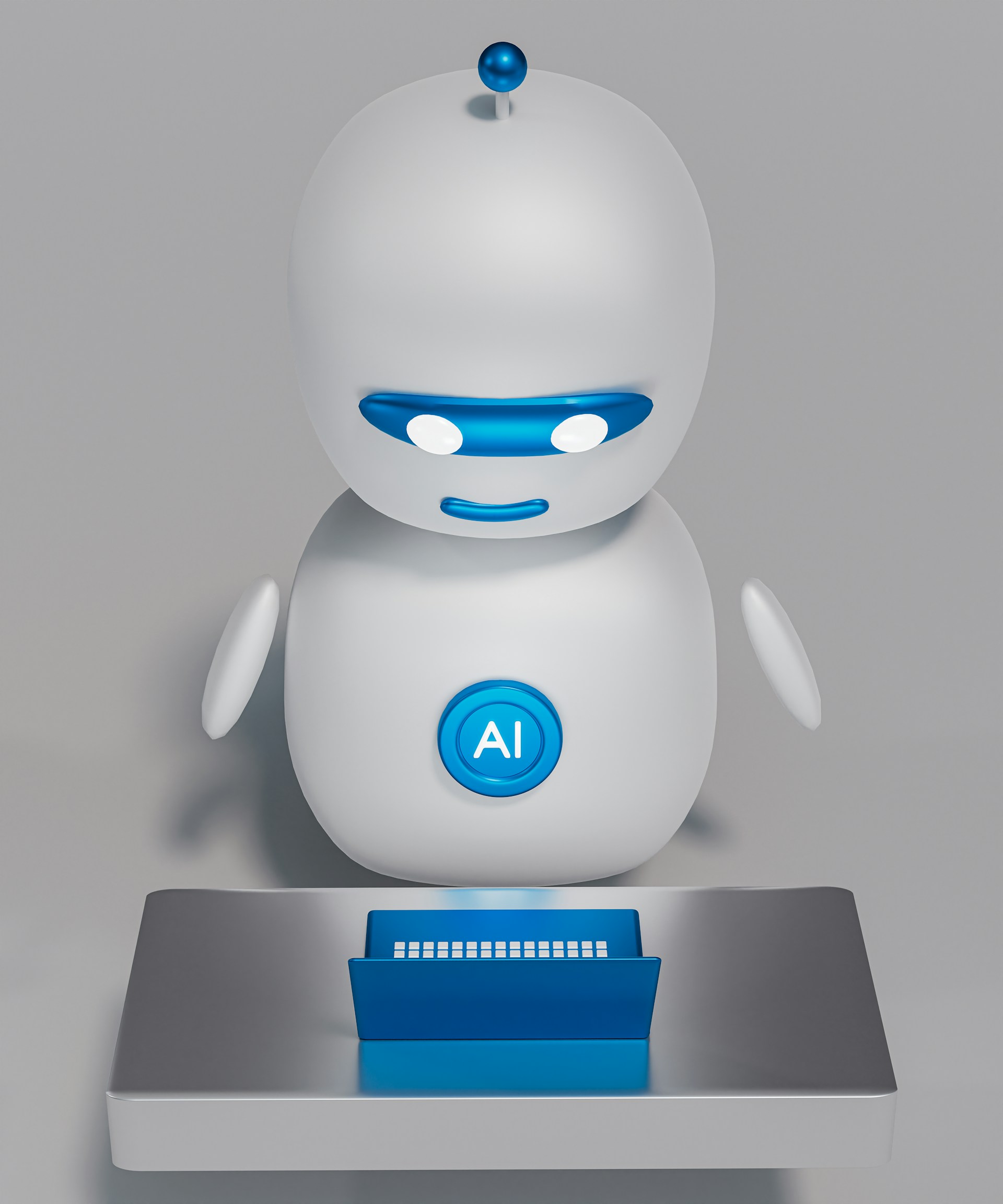 Абстрактная визуализация AI
